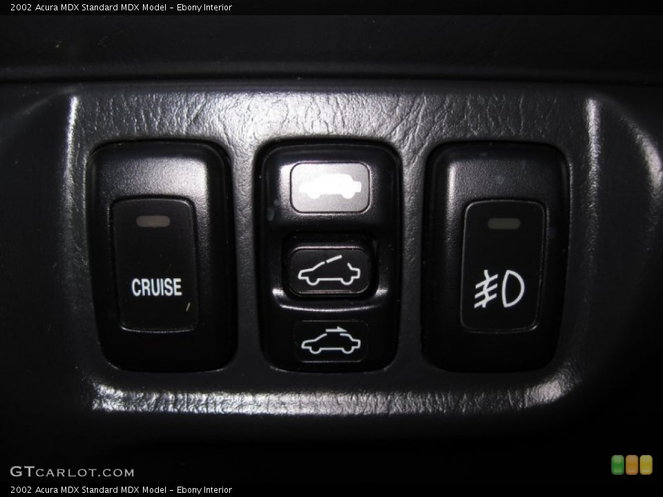 Ebony Interior Controls for the 2002 Acura MDX  #56635833