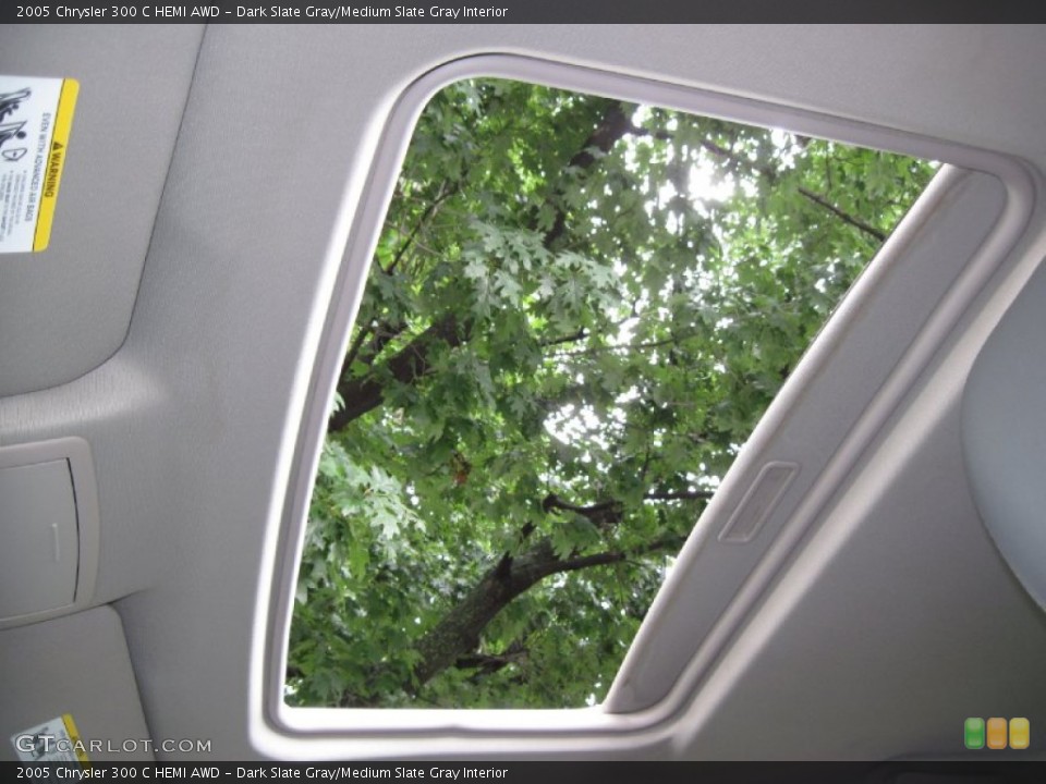 Dark Slate Gray/Medium Slate Gray Interior Sunroof for the 2005 Chrysler 300 C HEMI AWD #56638719