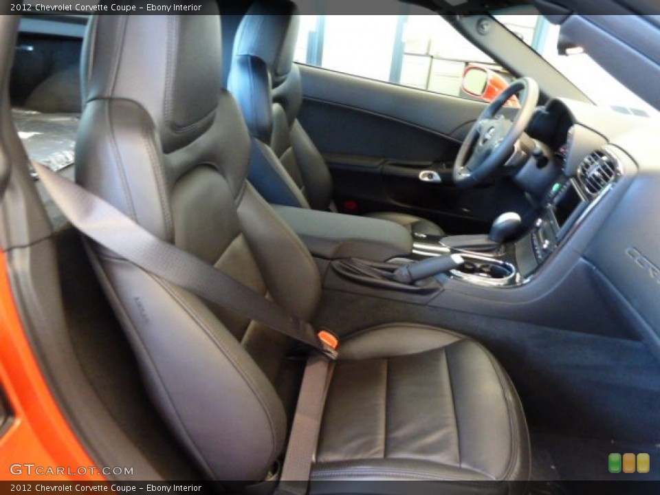 Ebony Interior Photo for the 2012 Chevrolet Corvette Coupe #56639910