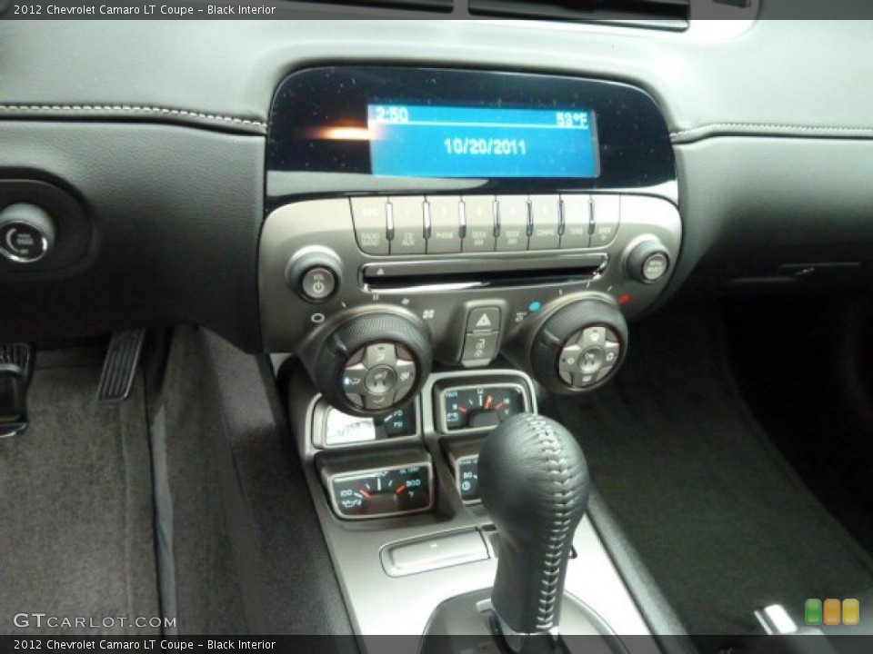 Black Interior Controls for the 2012 Chevrolet Camaro LT Coupe #56640152