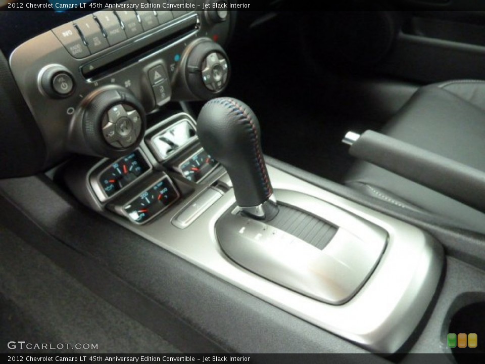 Jet Black Interior Transmission for the 2012 Chevrolet Camaro LT 45th Anniversary Edition Convertible #56640315
