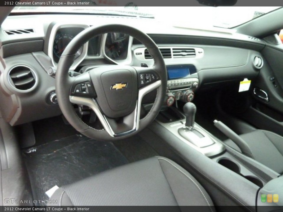 Black Interior Prime Interior for the 2012 Chevrolet Camaro LT Coupe #56640431