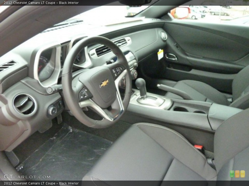 Black Interior Photo for the 2012 Chevrolet Camaro LT Coupe #56640444