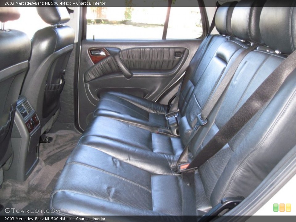 Charcoal 2003 Mercedes-Benz ML Interiors