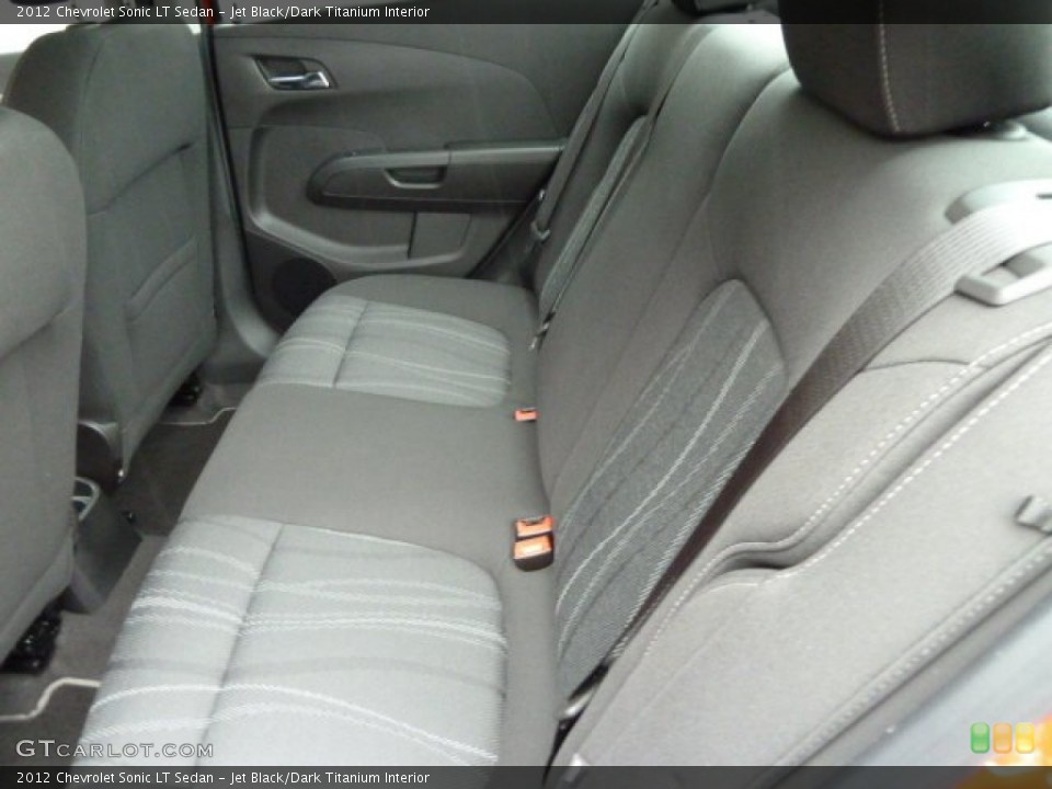 Jet Black/Dark Titanium Interior Photo for the 2012 Chevrolet Sonic LT Sedan #56640753