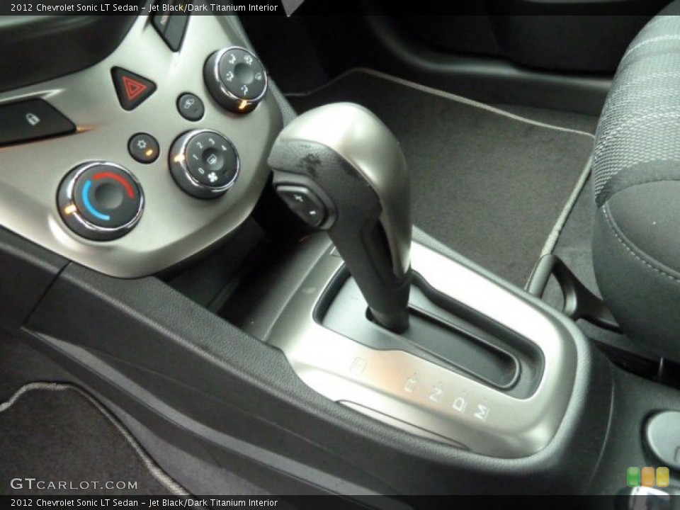 Jet Black/Dark Titanium Interior Transmission for the 2012 Chevrolet Sonic LT Sedan #56640978