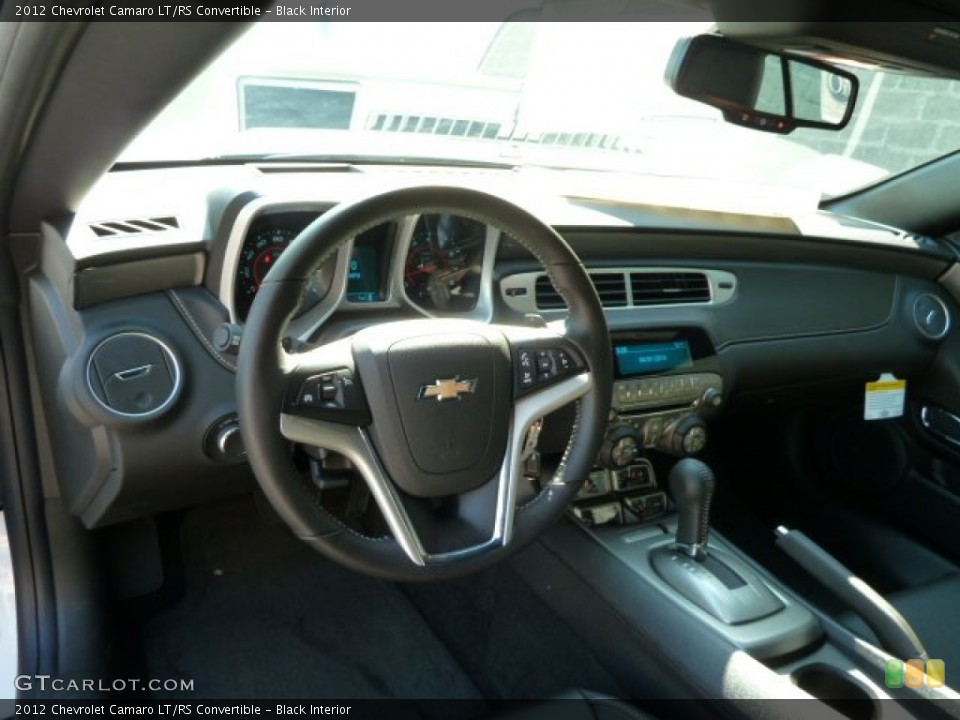 Black Interior Dashboard for the 2012 Chevrolet Camaro LT/RS Convertible #56641134