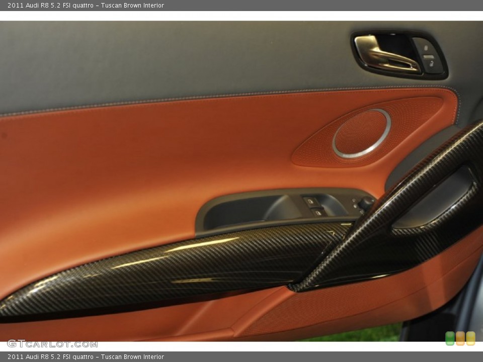 Tuscan Brown Interior Door Panel for the 2011 Audi R8 5.2 FSI quattro #56646479