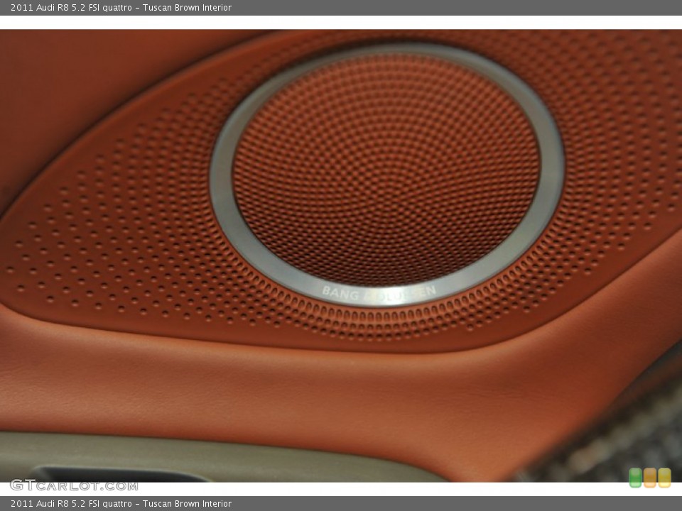 Tuscan Brown Interior Audio System for the 2011 Audi R8 5.2 FSI quattro #56646484