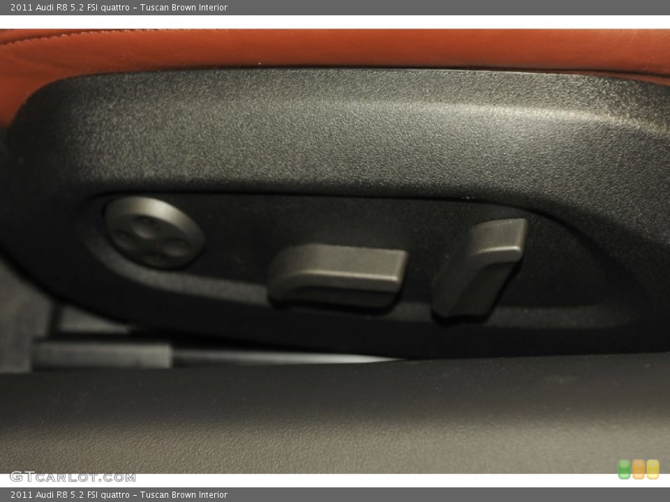 Tuscan Brown Interior Controls for the 2011 Audi R8 5.2 FSI quattro #56646494