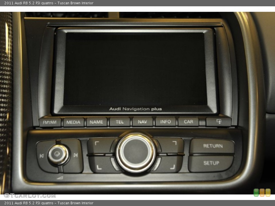 Tuscan Brown Interior Controls for the 2011 Audi R8 5.2 FSI quattro #56646576