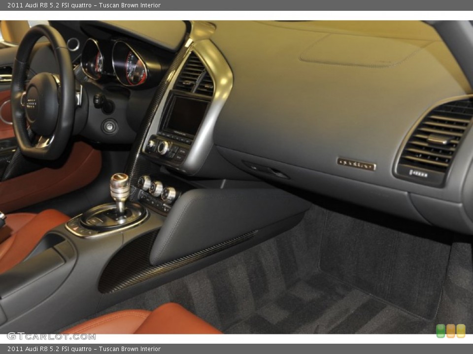 Tuscan Brown Interior Dashboard for the 2011 Audi R8 5.2 FSI quattro #56646690