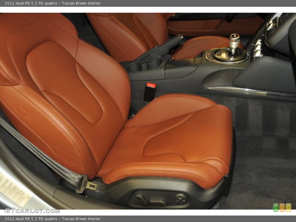 Tuscan Brown Interior Photo for the 2011 Audi R8 5.2 FSI quattro #56646699