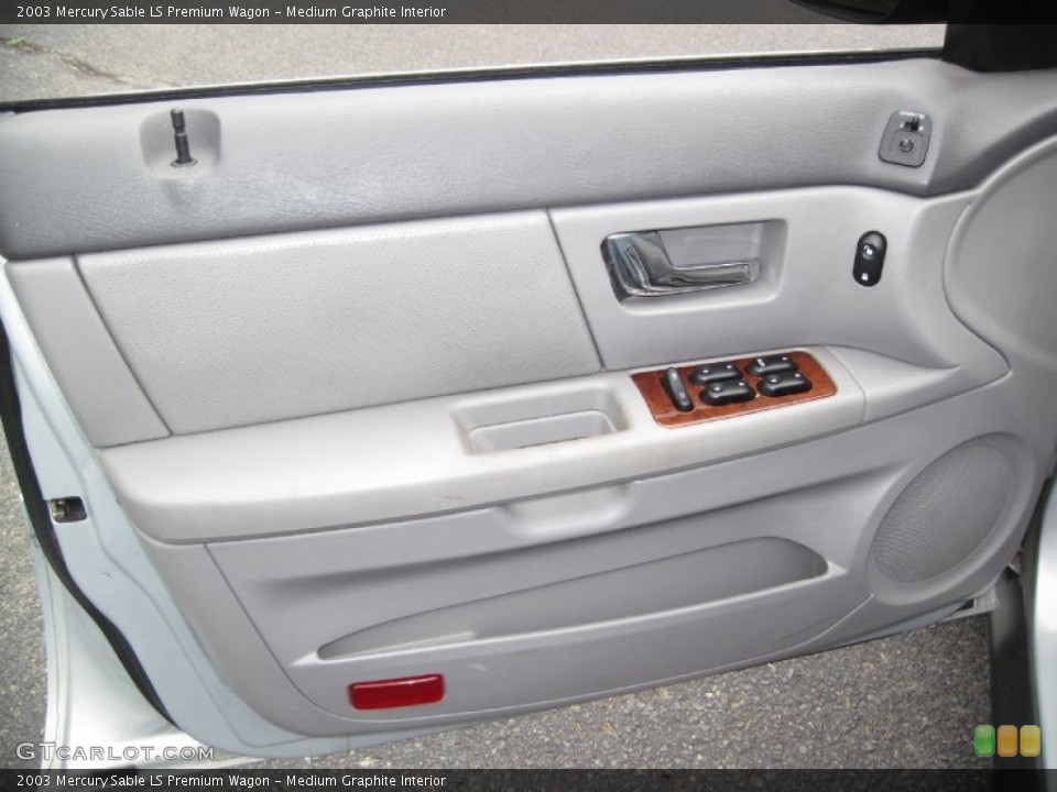 Medium Graphite Interior Door Panel for the 2003 Mercury Sable LS Premium Wagon #56647190