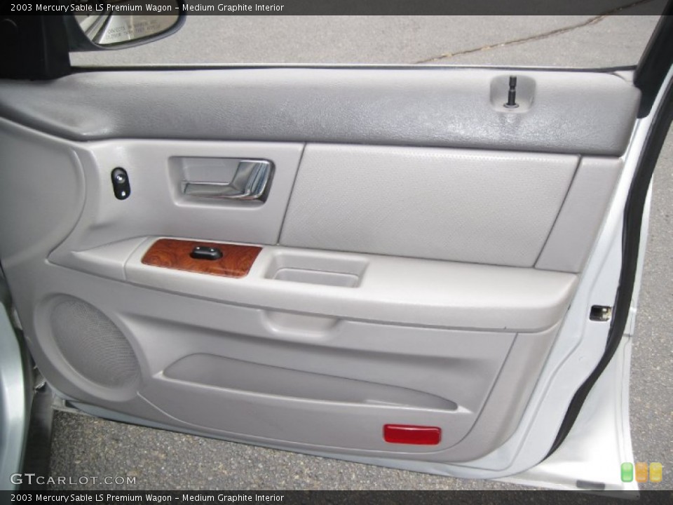 Medium Graphite Interior Door Panel for the 2003 Mercury Sable LS Premium Wagon #56647200