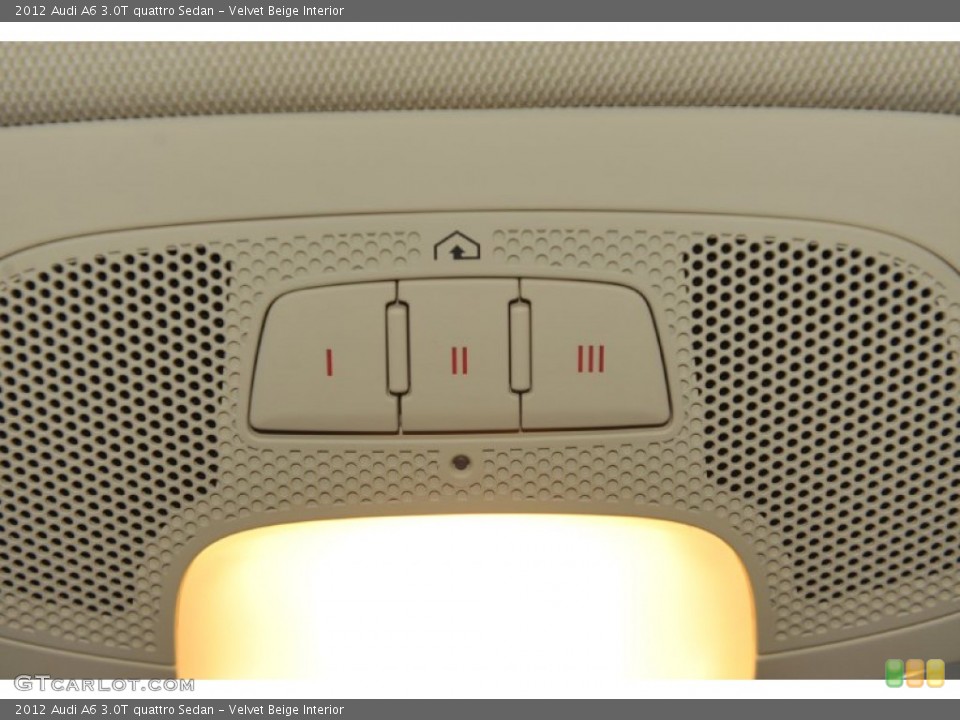 Velvet Beige Interior Controls for the 2012 Audi A6 3.0T quattro Sedan #56648256