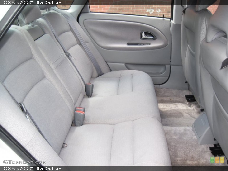 Silver Grey 2000 Volvo S40 Interiors