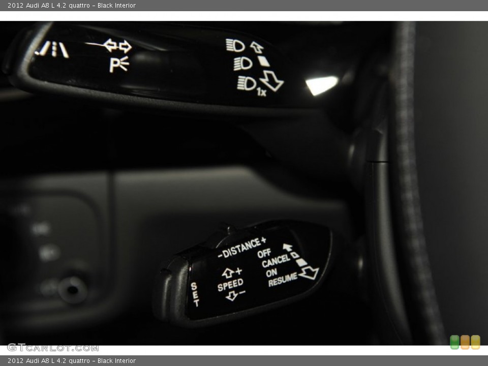 Black Interior Controls for the 2012 Audi A8 L 4.2 quattro #56648992