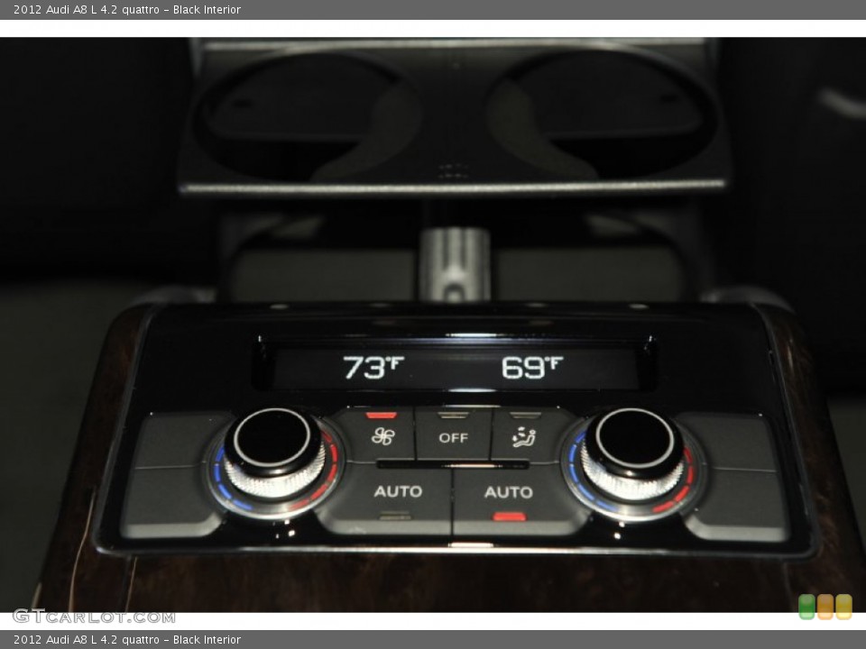 Black Interior Controls for the 2012 Audi A8 L 4.2 quattro #56649050