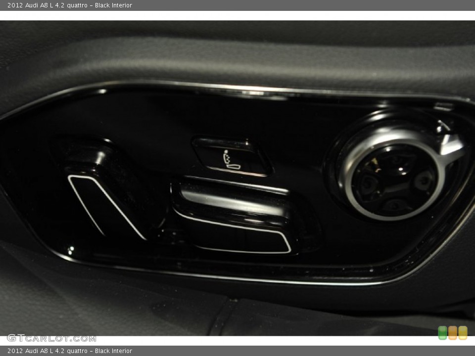 Black Interior Controls for the 2012 Audi A8 L 4.2 quattro #56649148