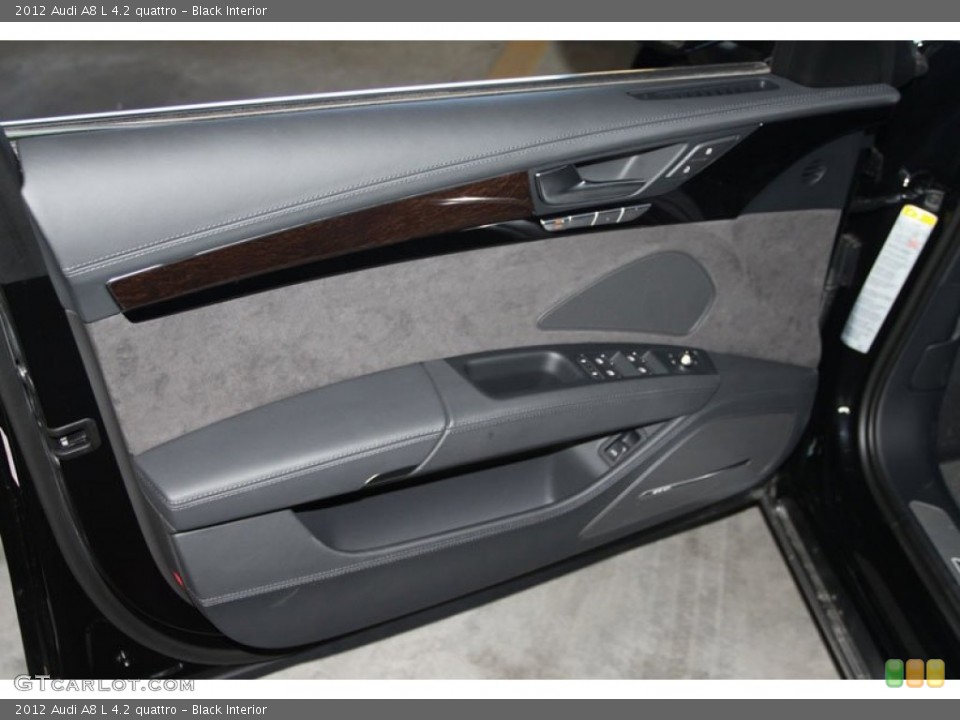 Black Interior Door Panel for the 2012 Audi A8 L 4.2 quattro #56649528