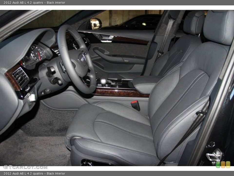 Black Interior Photo for the 2012 Audi A8 L 4.2 quattro #56649570