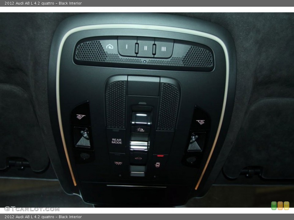 Black Interior Controls for the 2012 Audi A8 L 4.2 quattro #56649621