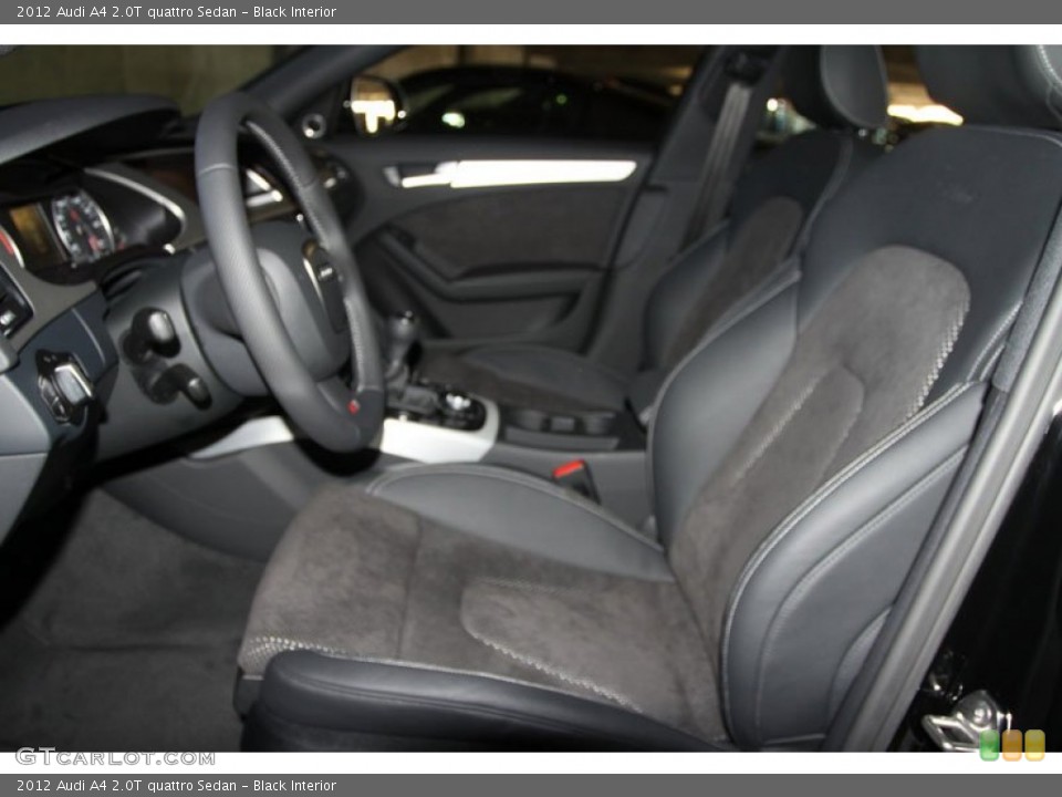 Black Interior Photo for the 2012 Audi A4 2.0T quattro Sedan #56649808