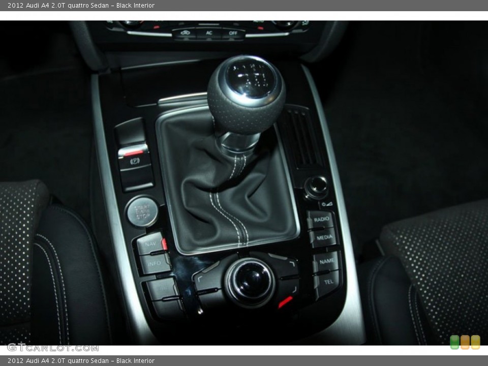 Black Interior Transmission for the 2012 Audi A4 2.0T quattro Sedan #56649852