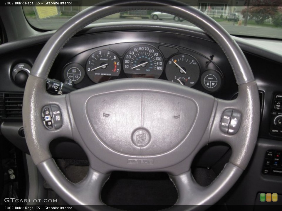 Graphite Interior Steering Wheel for the 2002 Buick Regal GS #56650641