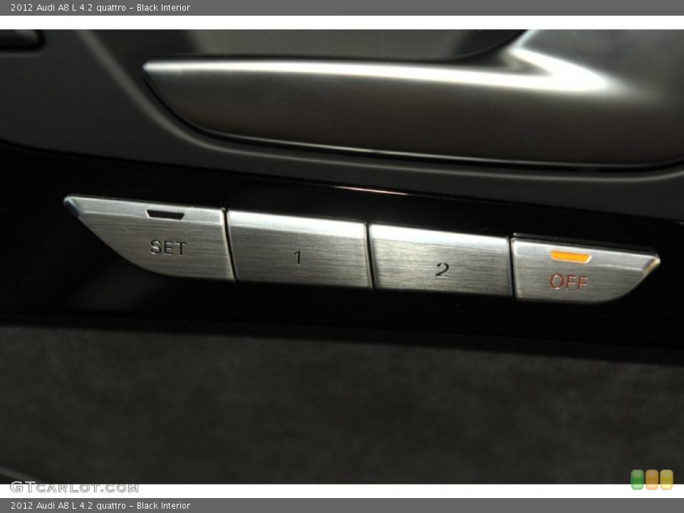 Black Interior Controls for the 2012 Audi A8 L 4.2 quattro #56651226
