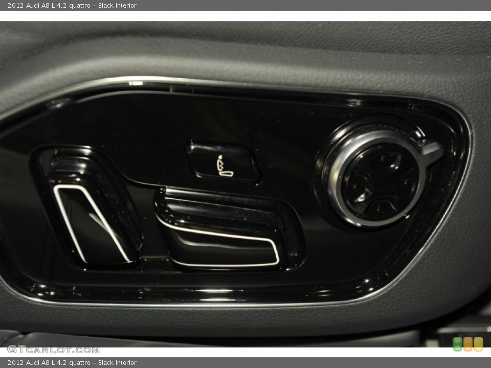 Black Interior Controls for the 2012 Audi A8 L 4.2 quattro #56651235