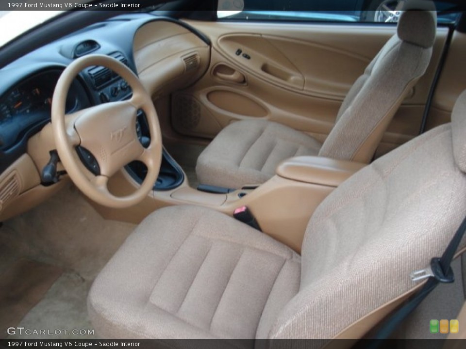 Saddle Interior Photo for the 1997 Ford Mustang V6 Coupe #56651403