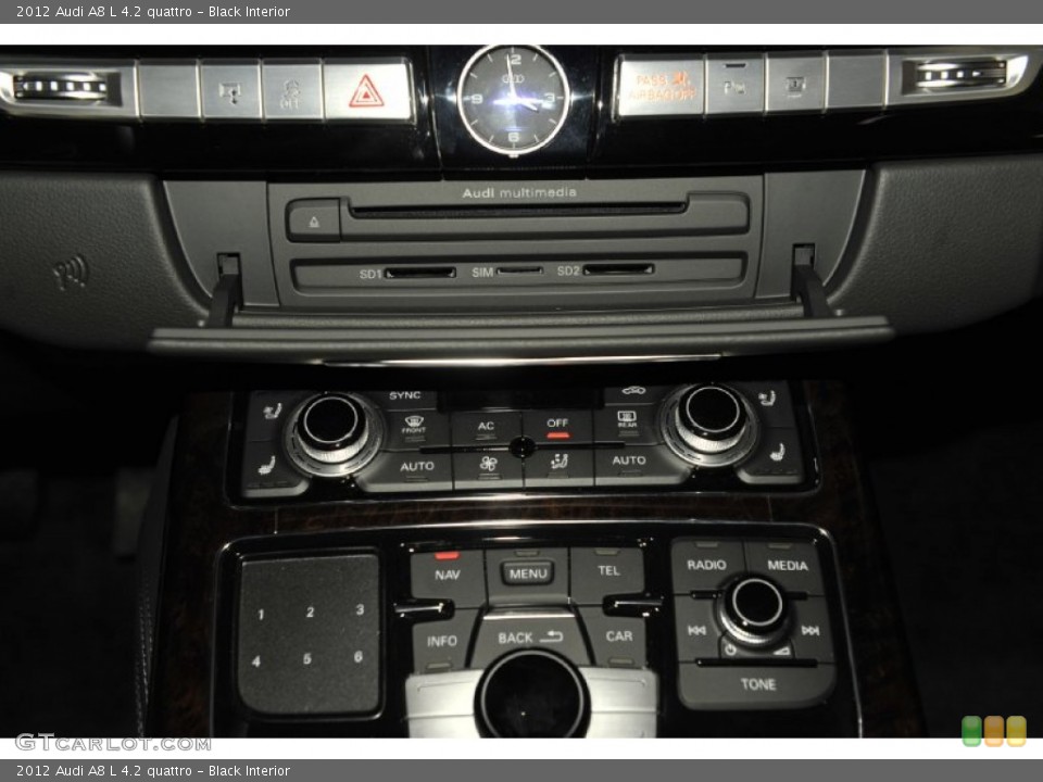 Black Interior Controls for the 2012 Audi A8 L 4.2 quattro #56651958