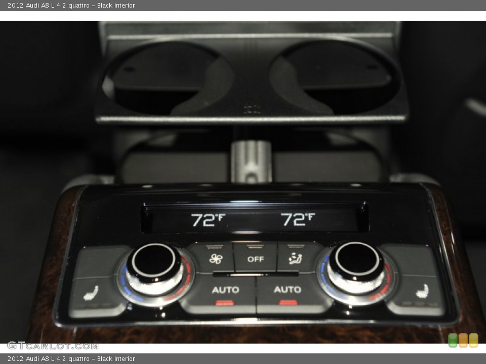 Black Interior Controls for the 2012 Audi A8 L 4.2 quattro #56652057