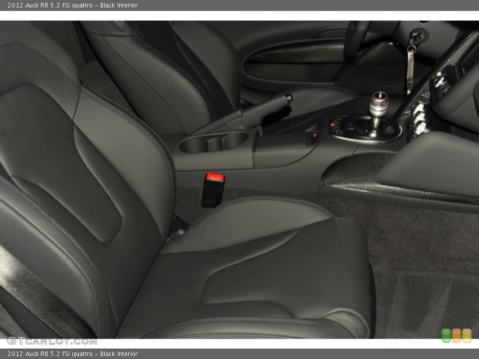 Black Interior Photo for the 2012 Audi R8 5.2 FSI quattro #56652474