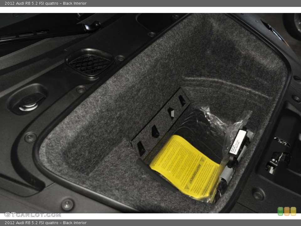 Black Interior Trunk for the 2012 Audi R8 5.2 FSI quattro #56652495
