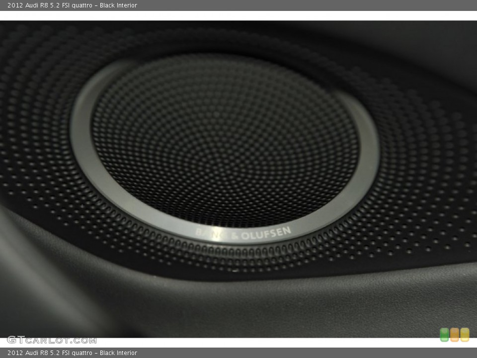 Black Interior Audio System for the 2012 Audi R8 5.2 FSI quattro #56652828