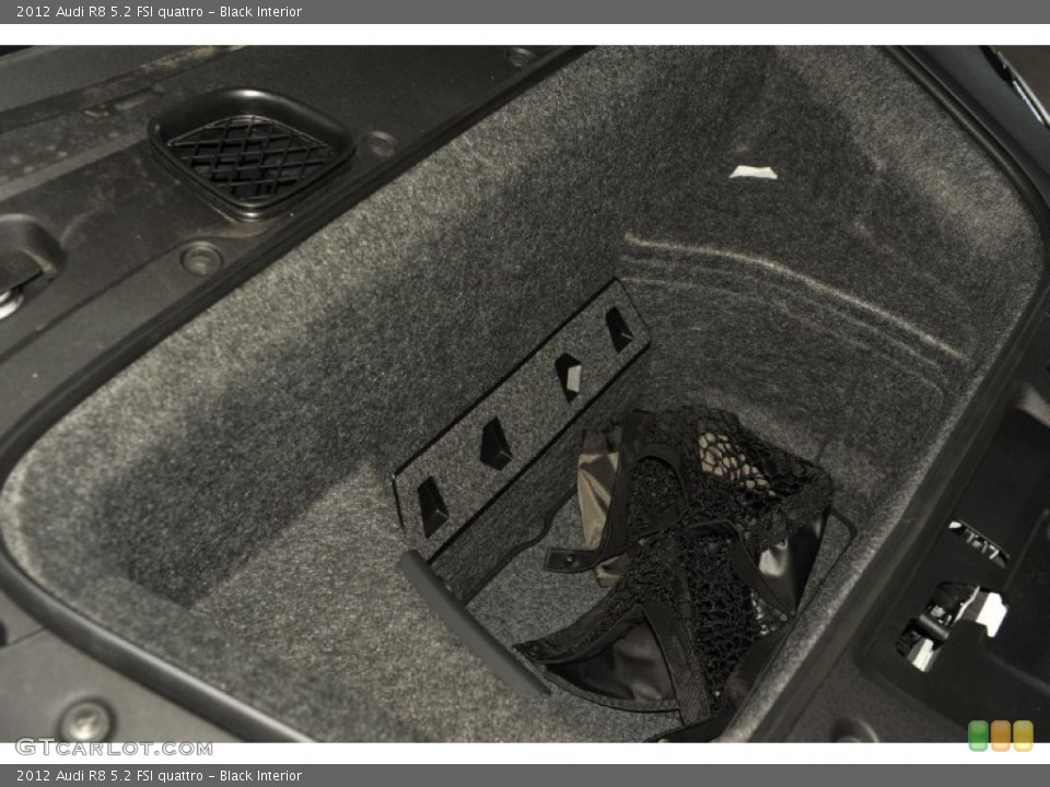 Black Interior Trunk for the 2012 Audi R8 5.2 FSI quattro #56652842