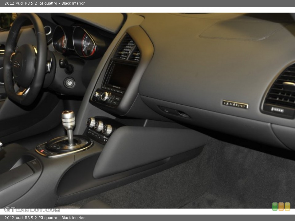 Black Interior Dashboard for the 2012 Audi R8 5.2 FSI quattro #56653140
