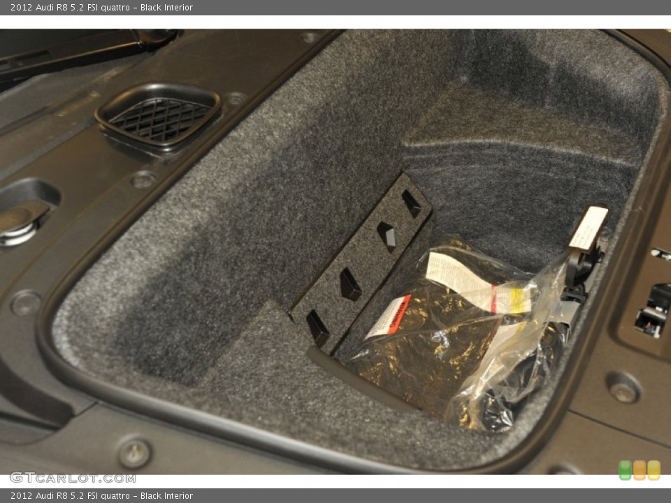 Black Interior Trunk for the 2012 Audi R8 5.2 FSI quattro #56653167