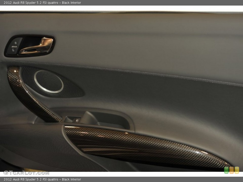 Black Interior Door Panel for the 2012 Audi R8 Spyder 5.2 FSI quattro #56653509