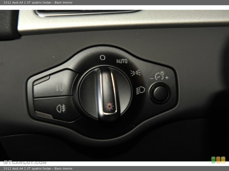 Black Interior Controls for the 2012 Audi A4 2.0T quattro Sedan #56653746