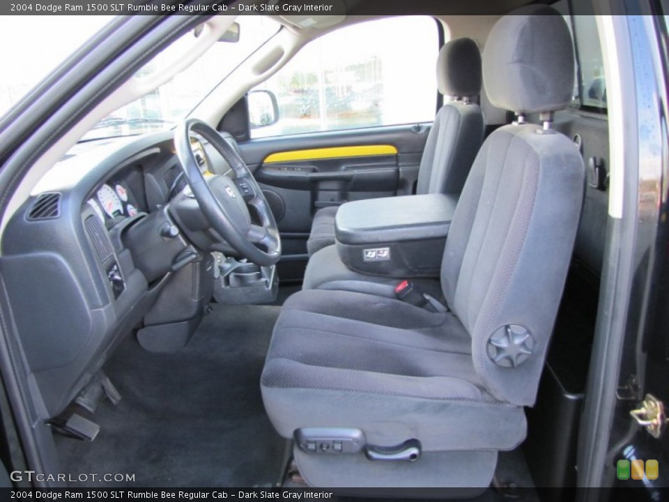 Dark Slate Gray Interior Photo for the 2004 Dodge Ram 1500 SLT Rumble Bee Regular Cab #56654788