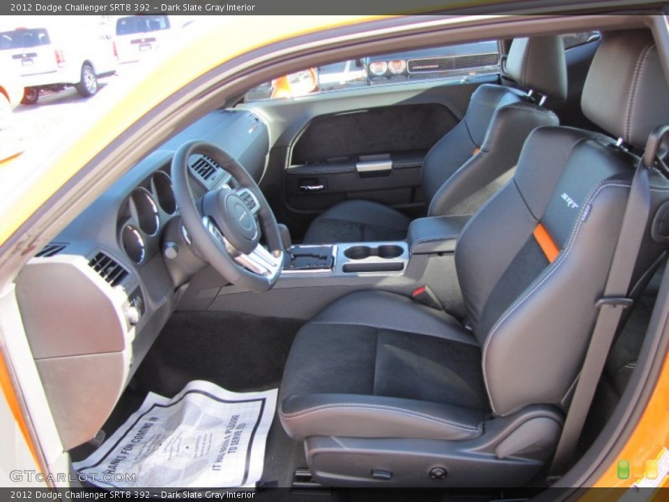 Dark Slate Gray Interior Photo for the 2012 Dodge Challenger SRT8 392 #56654997