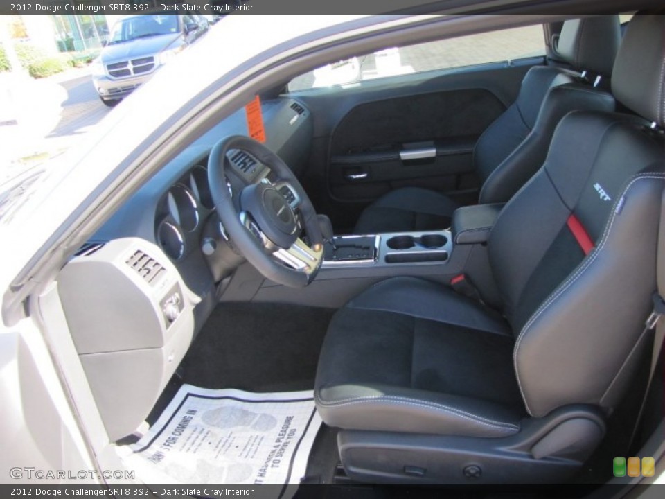 Dark Slate Gray Interior Photo for the 2012 Dodge Challenger SRT8 392 #56655261