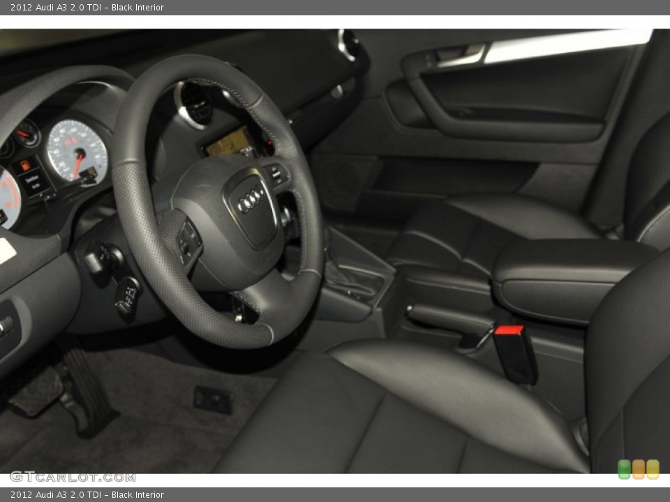 Black Interior Photo for the 2012 Audi A3 2.0 TDI #56655312