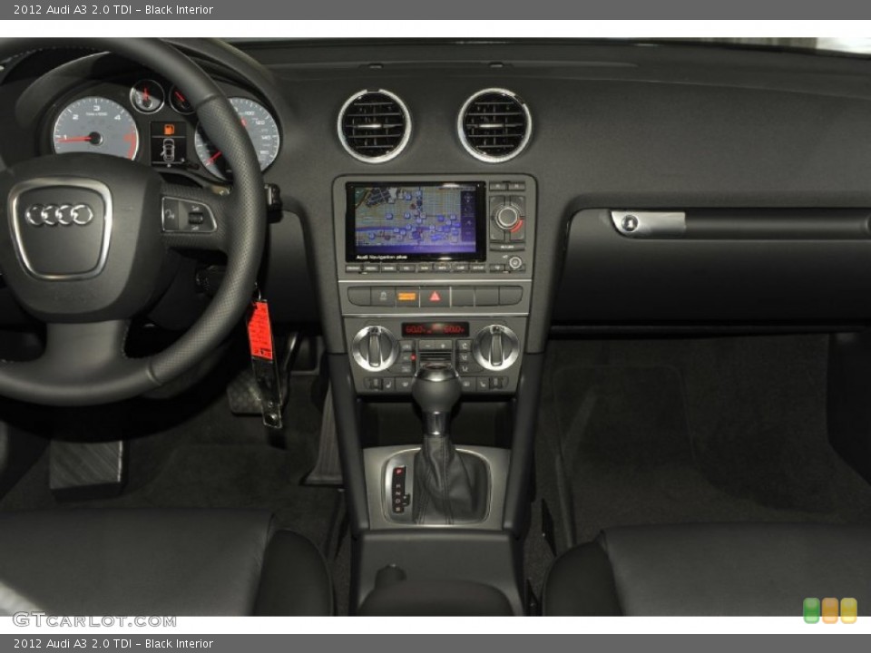 Black Interior Dashboard for the 2012 Audi A3 2.0 TDI #56655426