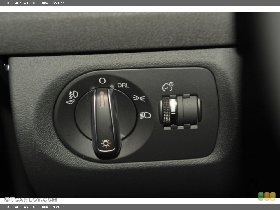 Black Interior Controls for the 2012 Audi A3 2.0T #56655690