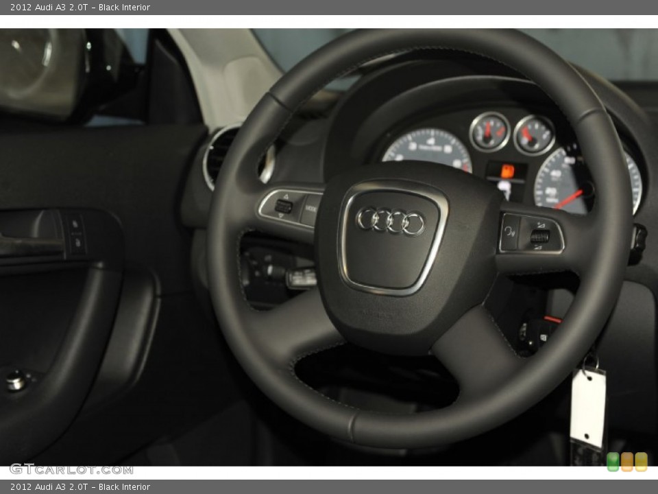 Black Interior Steering Wheel for the 2012 Audi A3 2.0T #56655728